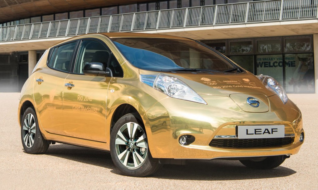 Nissan Leaf, o carro elétrico das Olimípadas (Divulgação / Nissan)