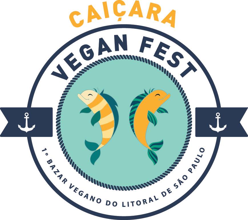 Logo do Caiçara Vegan Fest, na cidade de Santos, litoral de São Paulo (Foto: La Viagem)