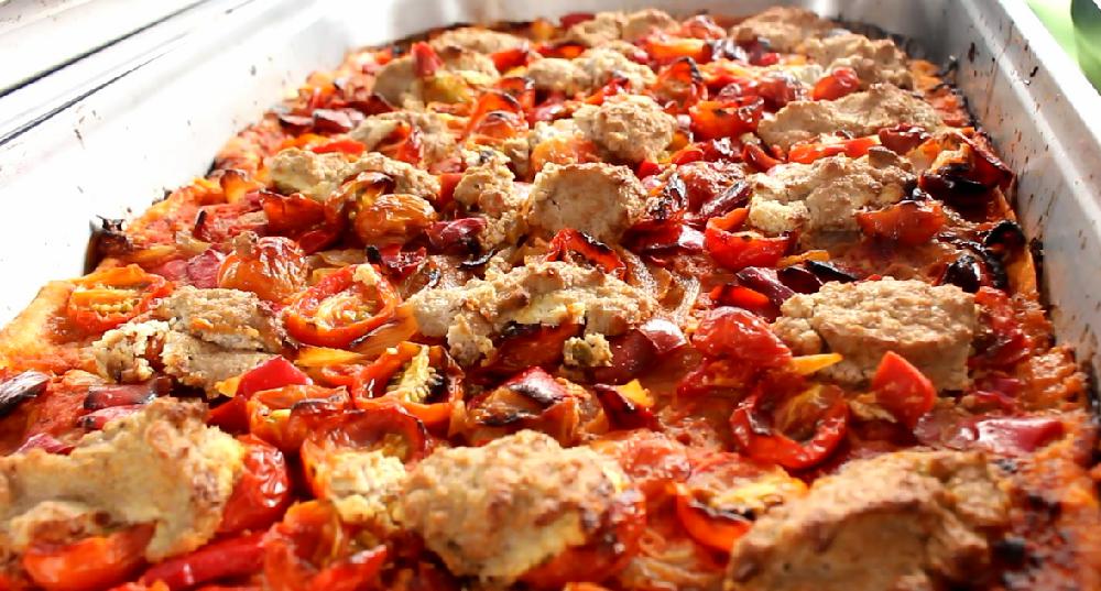 Pizza Vegana no Caiçara Vegan Fest, na cidade de Santos, litoral de São Paulo (Foto: La Viagem)