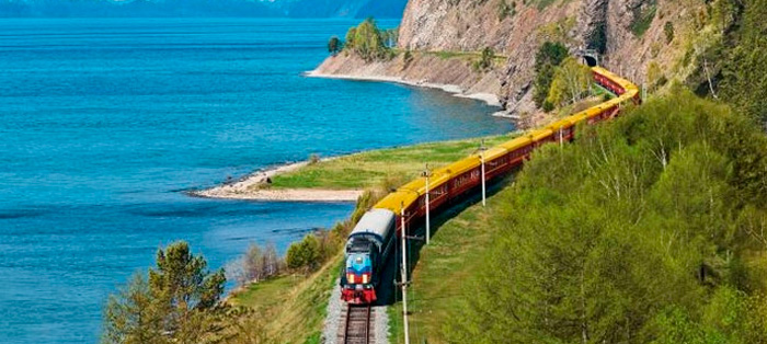 Lendária ferrovia Transiberiana na Rússia (Divulgação)