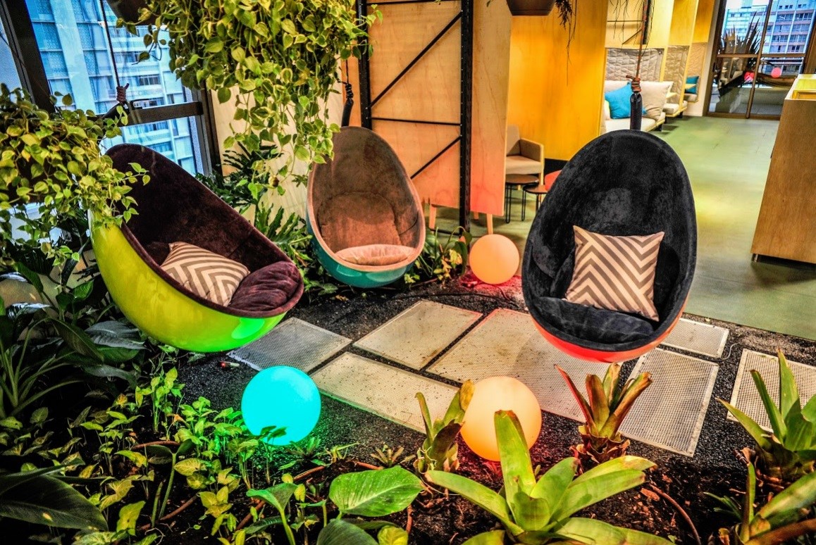 Espaço de coworking com estilo para aqueles que precisam de concentração e conforto. (Divulgação/Internet)