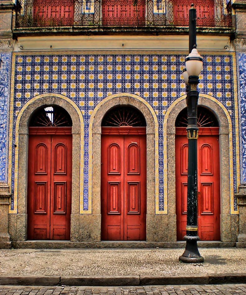 Casa da Frontaria Azulejada localizada na cidade de Santos. (Divulgação/Internet)