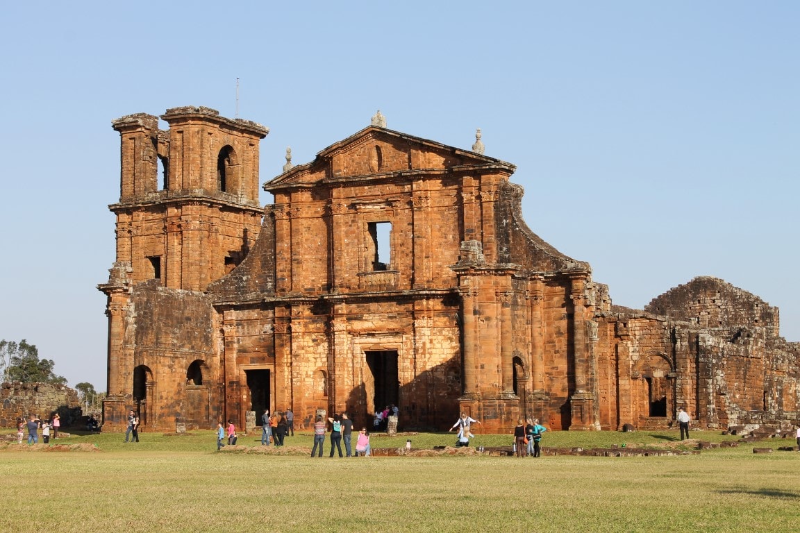 Ruínas da Catedral de São Miguel das Missões. (Reprodução: Internet)
