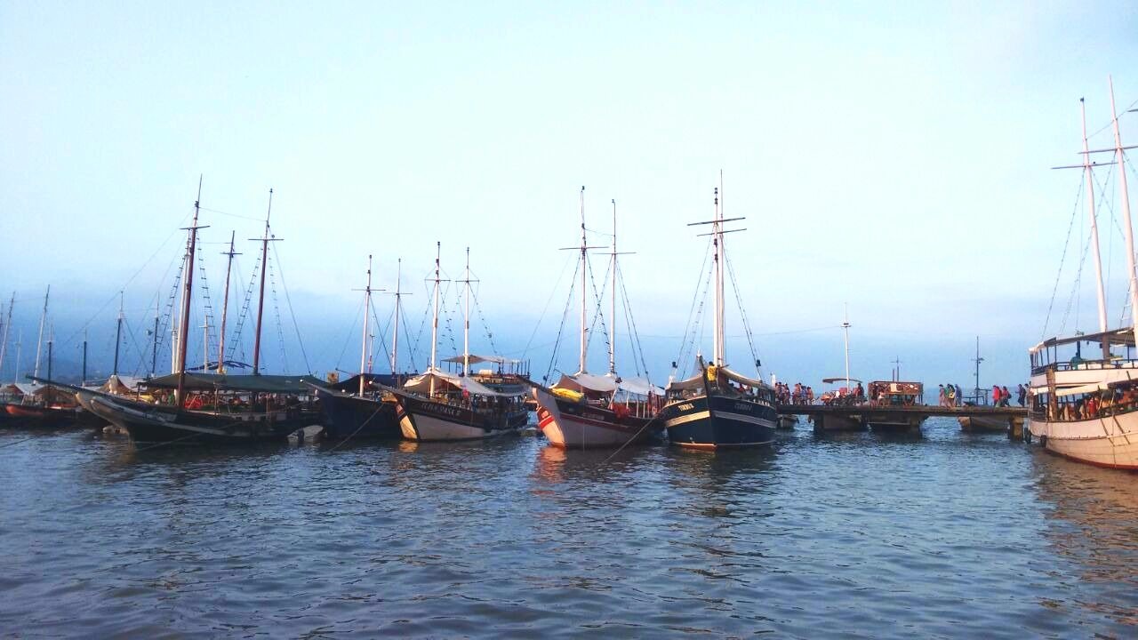 Os barcos formam uma bela paisagem na cidadde de Paraty, no Rio de Janeiro. (Foto: Thiago Tucunduva)
