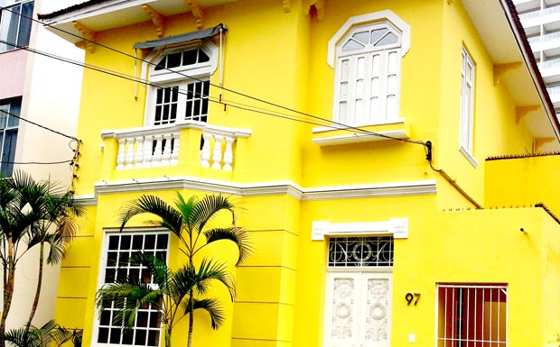 O Fachada do Porto das Palmeiras Hostel construído dentro uma casa Colonial, em Salvador. (Divulgação: Porto das Palmeiras Hostel)