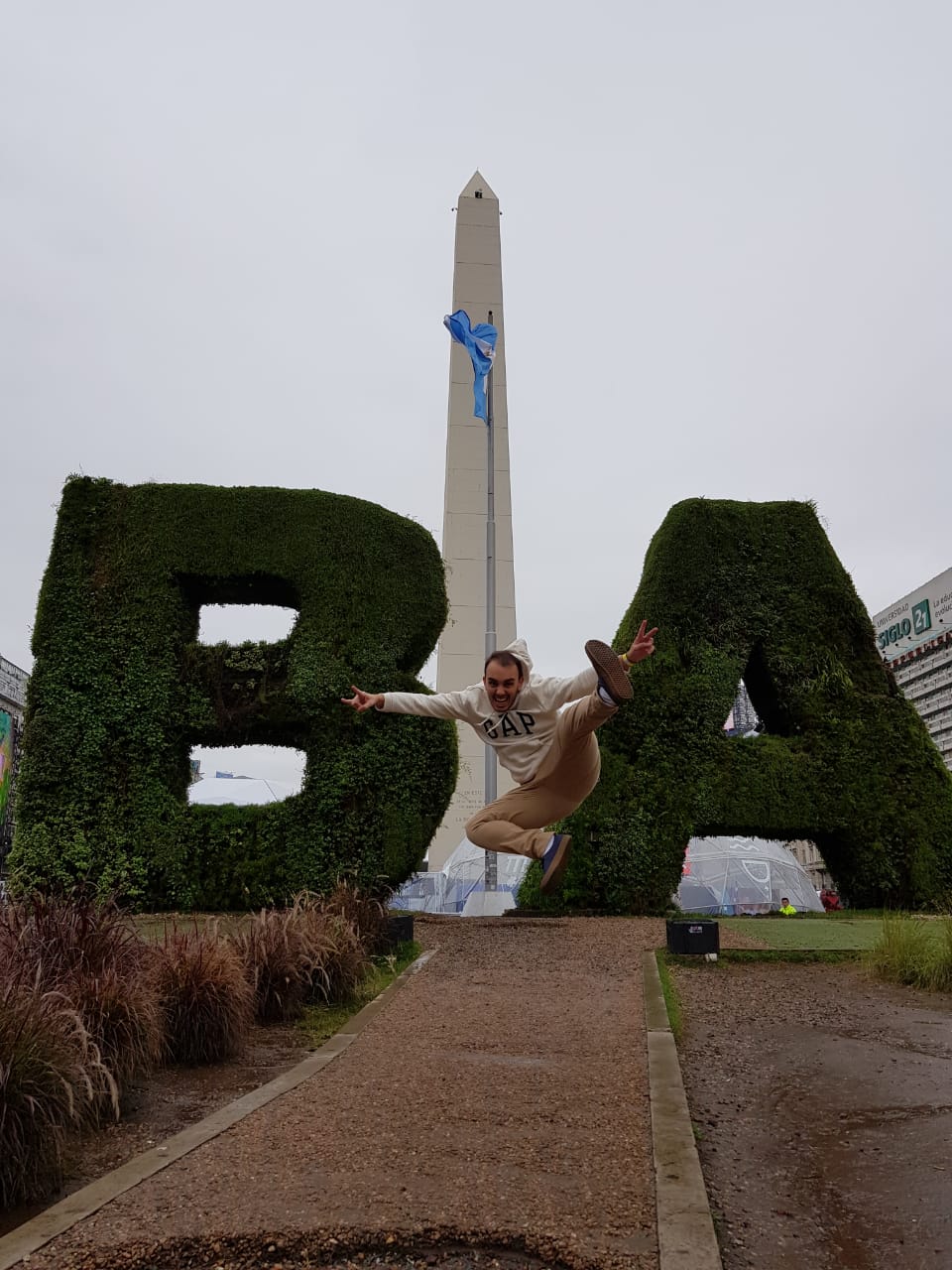 Obelisco em Buenos Aires, Argentina.